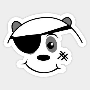 Panda's pirate party! Sticker